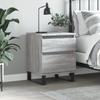 VidaXL Bedside Table Sonoma Grey 40x35x50 Cm Engineered Wood 830696