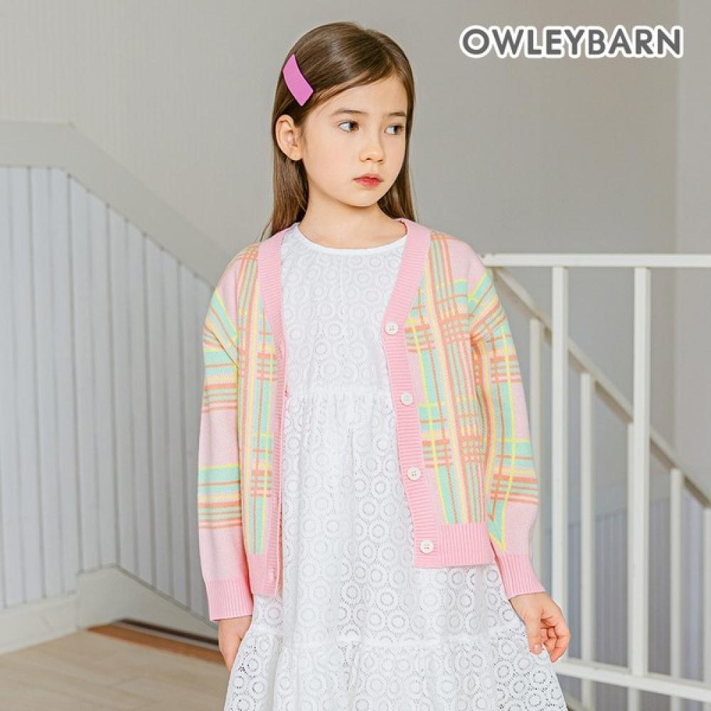 

Кардиган вязаный в клетку Olivean Mix Розовый Pink/130