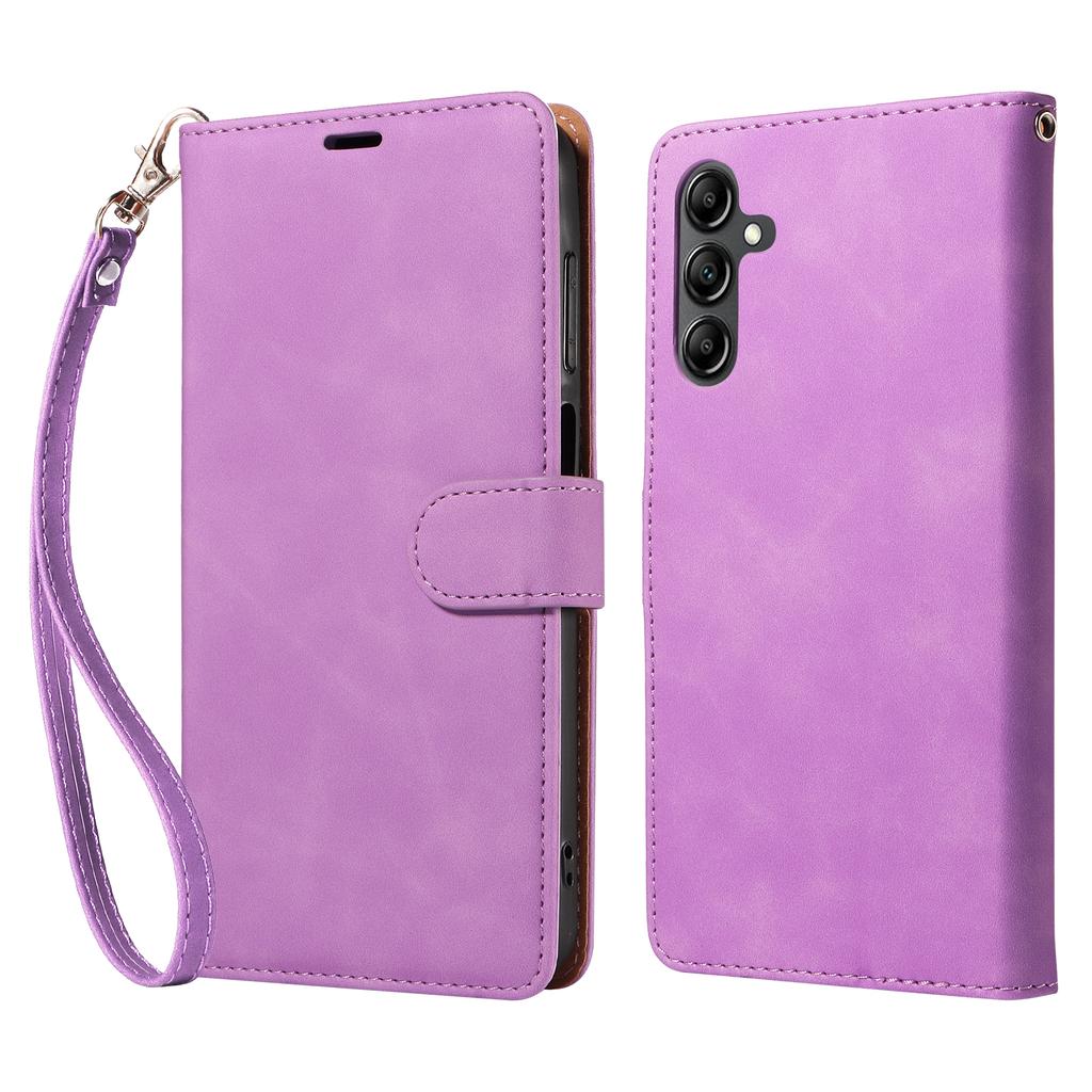 For Samsung Galaxy A55 5G Case with Thickened Strap RFID Blocking Wallet Stand Leather Flip Phone Cover