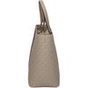 MICHAEL KORS Flora Monogram Coated Canvas Crossbody Tote Medium Women's Beige