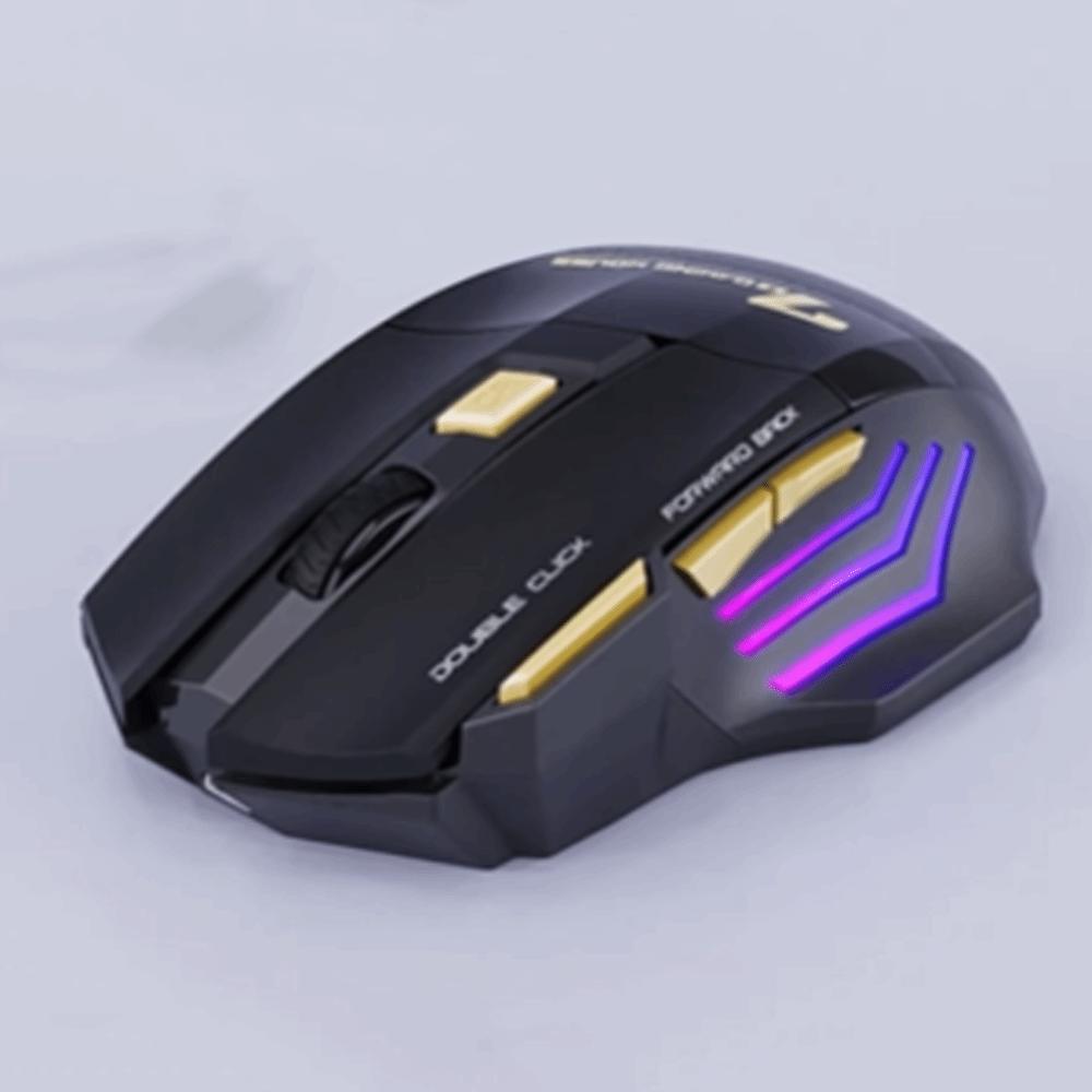Colorful Lights 2.4G Wireless Mouse RGB Rechargeable Mouse Cool Laptop Wireless Mouse  Office/Home