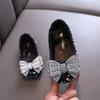 Autumn new style ladylike baby girl children's princess rhinestone single shoes leather shoes dance performance shoes