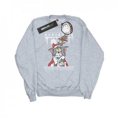 Damen-/Damen-Weihnachts-Fair-Isle-Sweatshirt