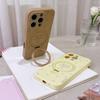 MagSafe Bowknot Silicone Phone Case with Ring Holder, Cute Macaron Color Kickstand Cover for iPhone