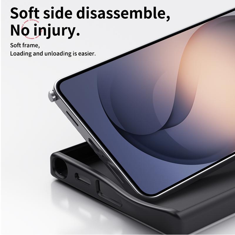 360 Rotating Kickstand Magnetic Carbon Fiber Pattern Case for Samsung S26 Ultra S25 S24 Plus S23 S22 Shockproof Sturdy Cover