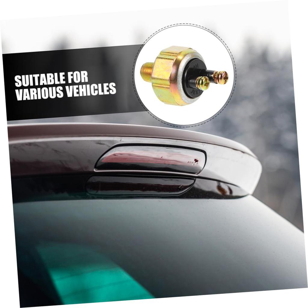 MUELODSIC 2PCS Brake Light Switch Brake Light Pressure Switch Iron Gold