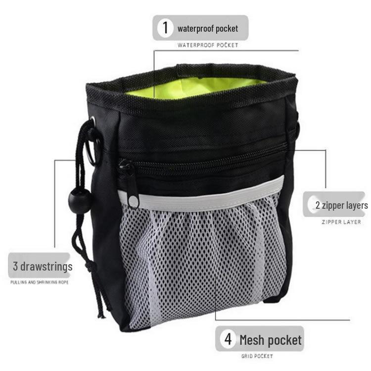 Multifunctional Pet Training Waist & Crossbody Bag for Snacks and Feeding