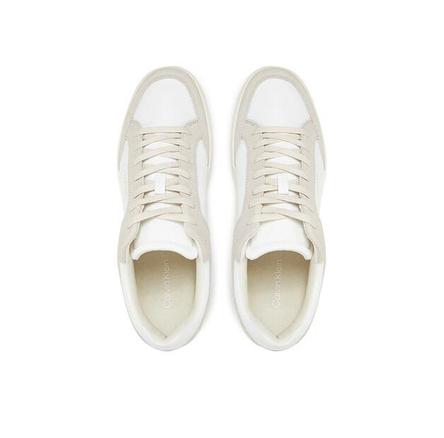 Мужские кроссовки Calvin Klein Low top lace up repreve mix hm0hm01802 белые