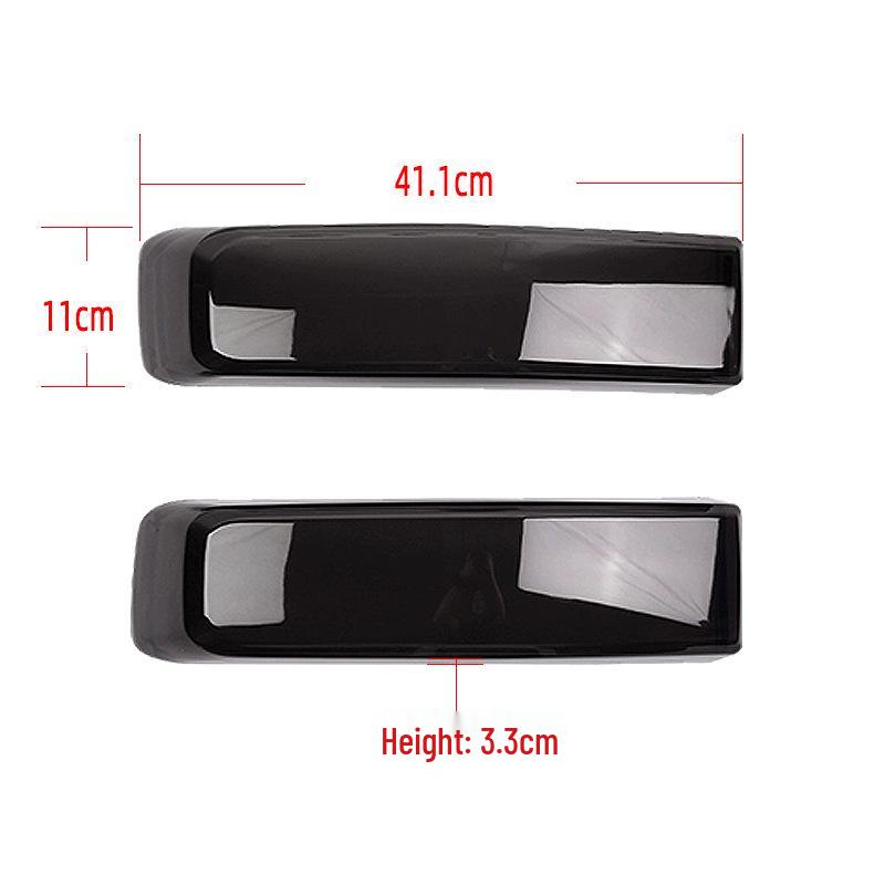 

Tank 700 Black Warrior Smoked Taillight Covers: ABS Material, Scratch & Heat Resistant
