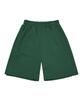 Arrayed Comfy Inverted Pleated Sweat Half Pants [Green]