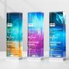 Trophée en Cristal Haut de Gamme pour la Récompense de l'Employé Exceptionnel lors de la Réunion Annuelle
