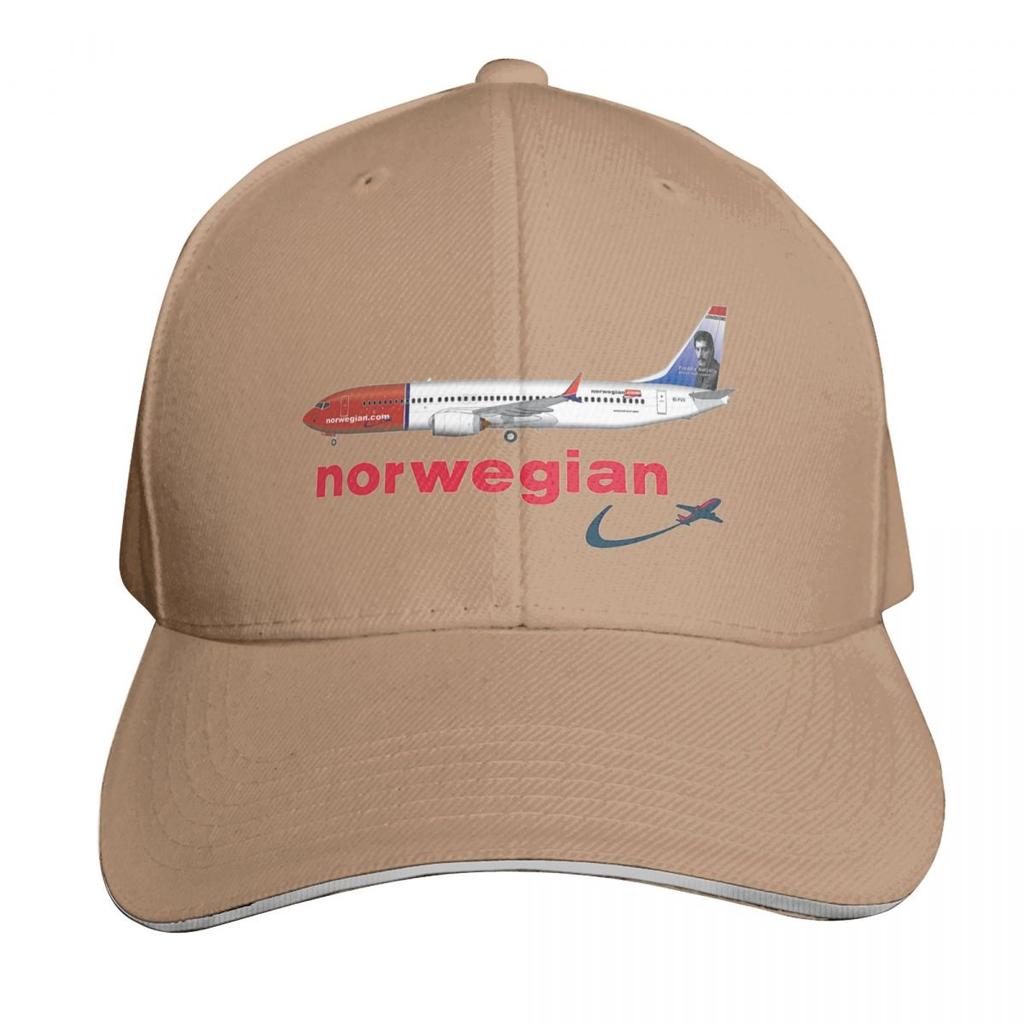 Norway Airline Design Baseball Cap funny hat Hip Hop golf hat genuine Brand Unisex cap GirlS Hats Unisexs