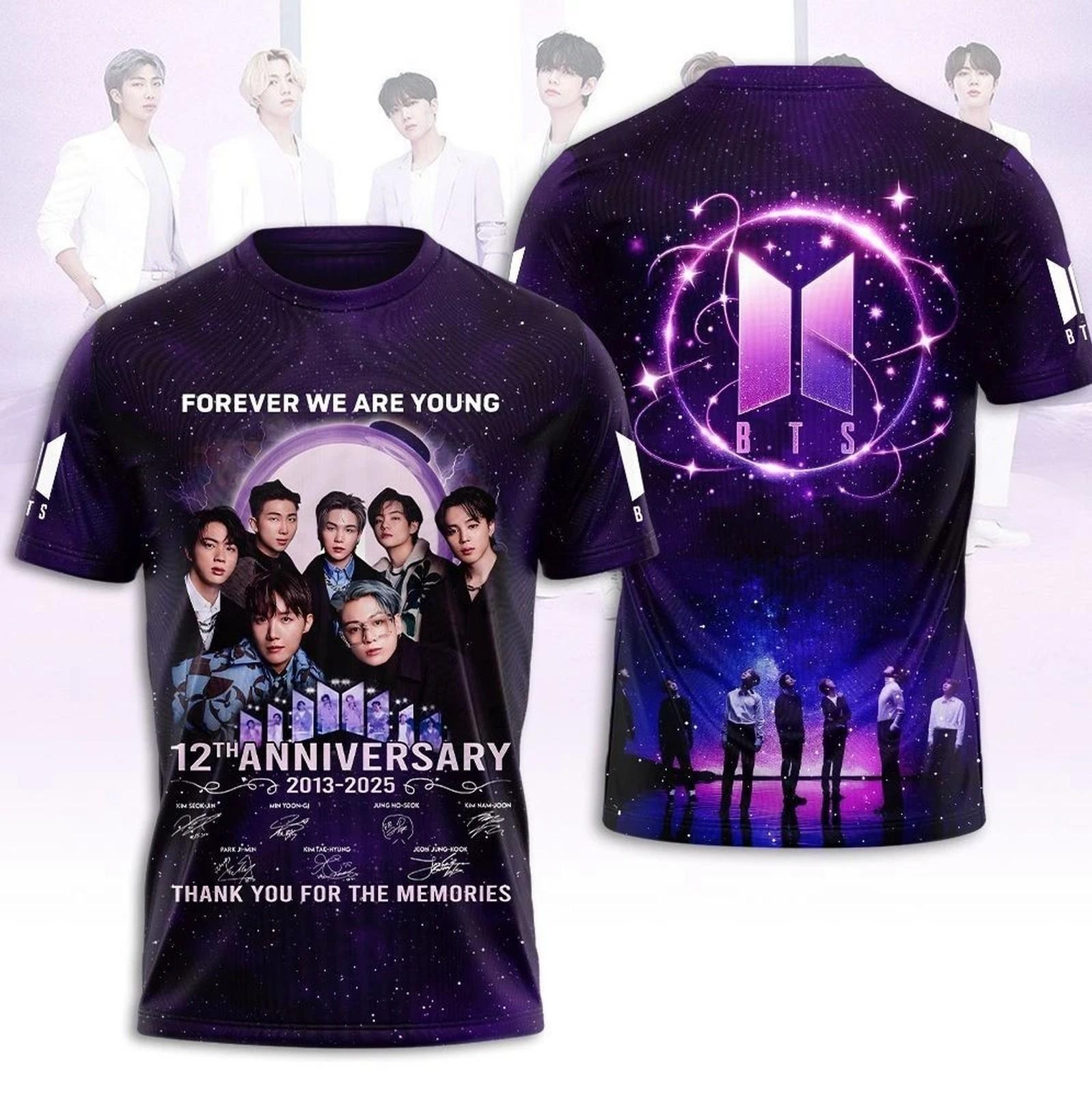 BTS Festa We Are Back 2026 3D T-Shirt S
