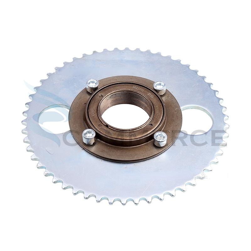 Electric Scooter Rear Wheel T8F 44T/54T 4 Bolt Sprocket Chain Drive Gear & Freewheel Adapter For Bicycle Pocket Pit Dirt Bike