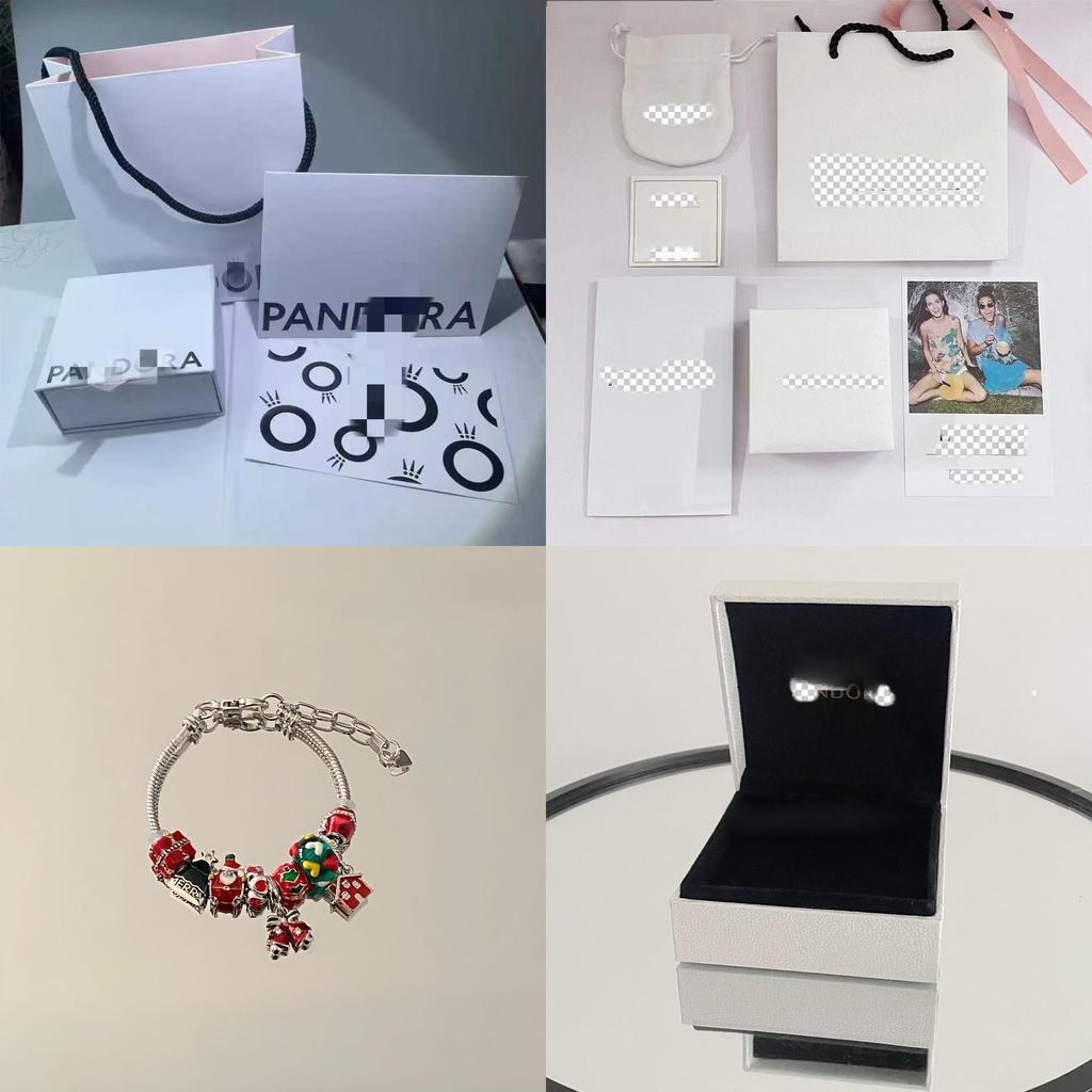 Christmas Diy Beaded Bracelet With Santa Claus Tree Snowflake For Women Gift