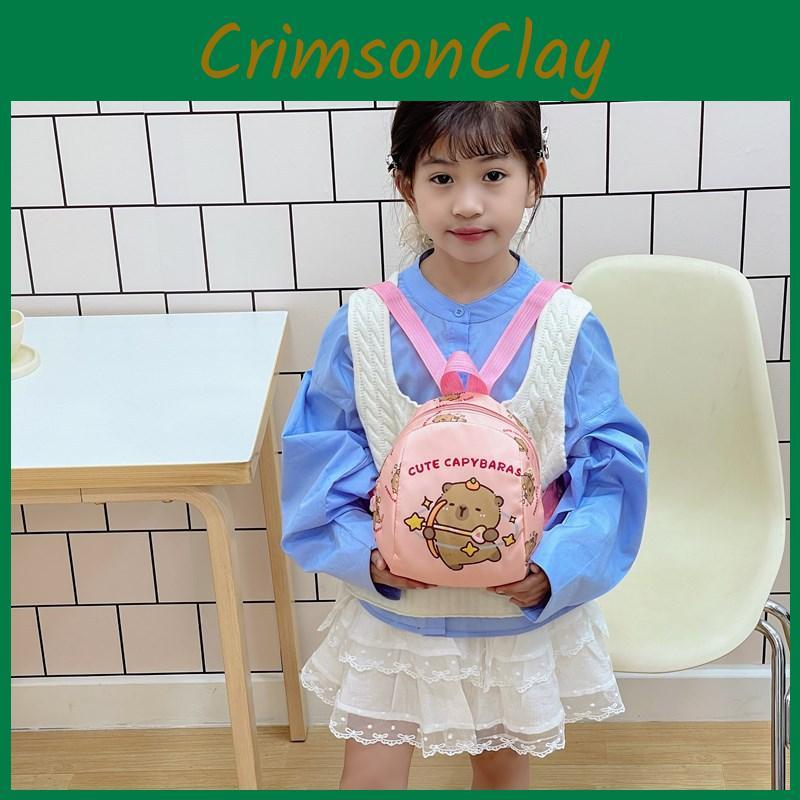 Capybara Letter Theme Childrens Cartoon Pack With Breathable Nylon Material For Kindergarten