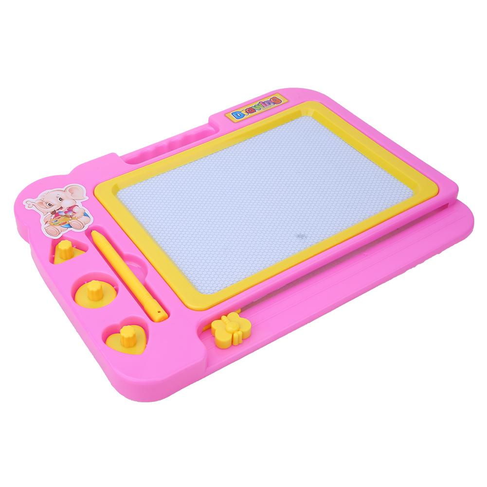 Children Drawing Board Puzzle Early Education Learning Black Plastic Writing Magnetic Sketchpad