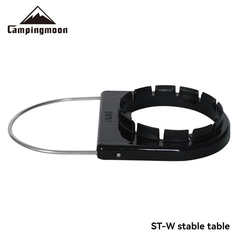 CAMPINGMOON ST-W Foldable Gas Canister Stabilizer Stand Mounting Bracket for Long Gas Spray Gun Canister Mounting Base