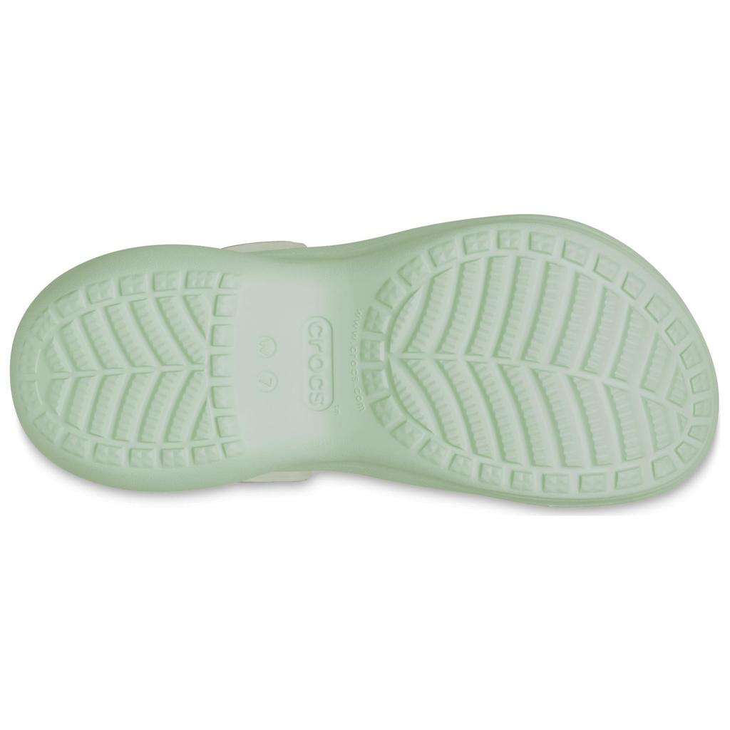 Crocs Bay Wildflower Clog EVA Comfortable Versatile Clogs Women Clogs White Green 211184-0WV