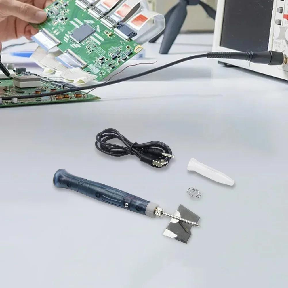USB Powered 5V Electric Soldering Iron Pen with Indicator Light for Accurate and Portable Use In Various Applications