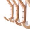 Coat Hook Sturdy Unique Shape Wood Household Clothes Hangers for Kitchen