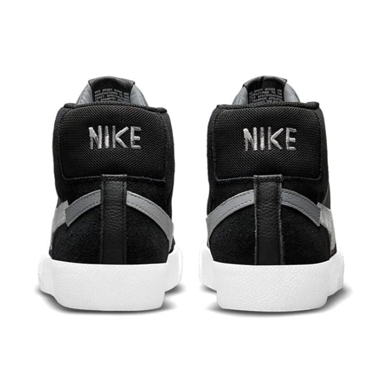 Nike Blazer Mid Mosaic Black Grey Sneakers Skateboard Shoes DA8854-001