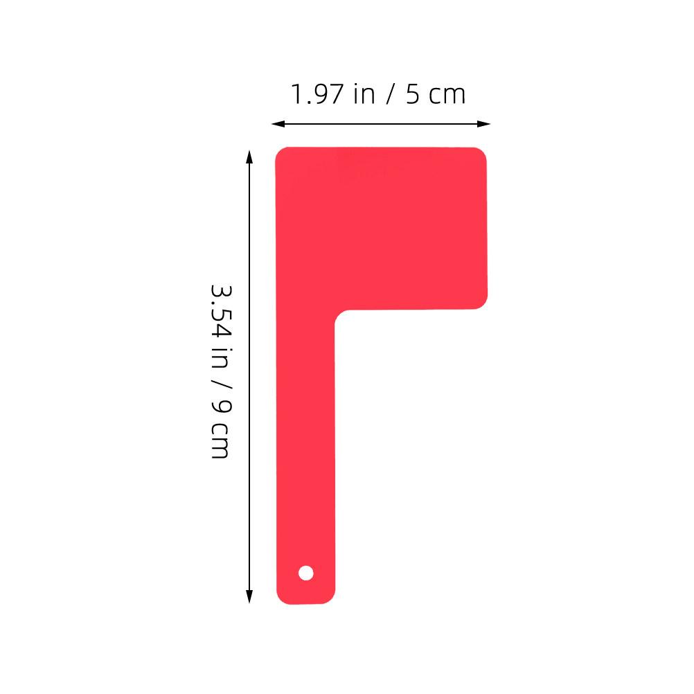 

Universal Replacement Mailbox Flag Acrylic Red Outdoor Signal Flag Easy Install Sleek Modern Look Mailbox Decor Accessory