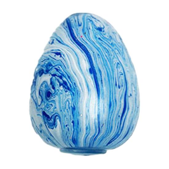 1/4Pcs Marbled Egg Stress Relief Toy Slow Rising Colorful Egg Stress Ball Sensory Squeeze Toy Anxiety Relief Easter Egg Fidget Toy