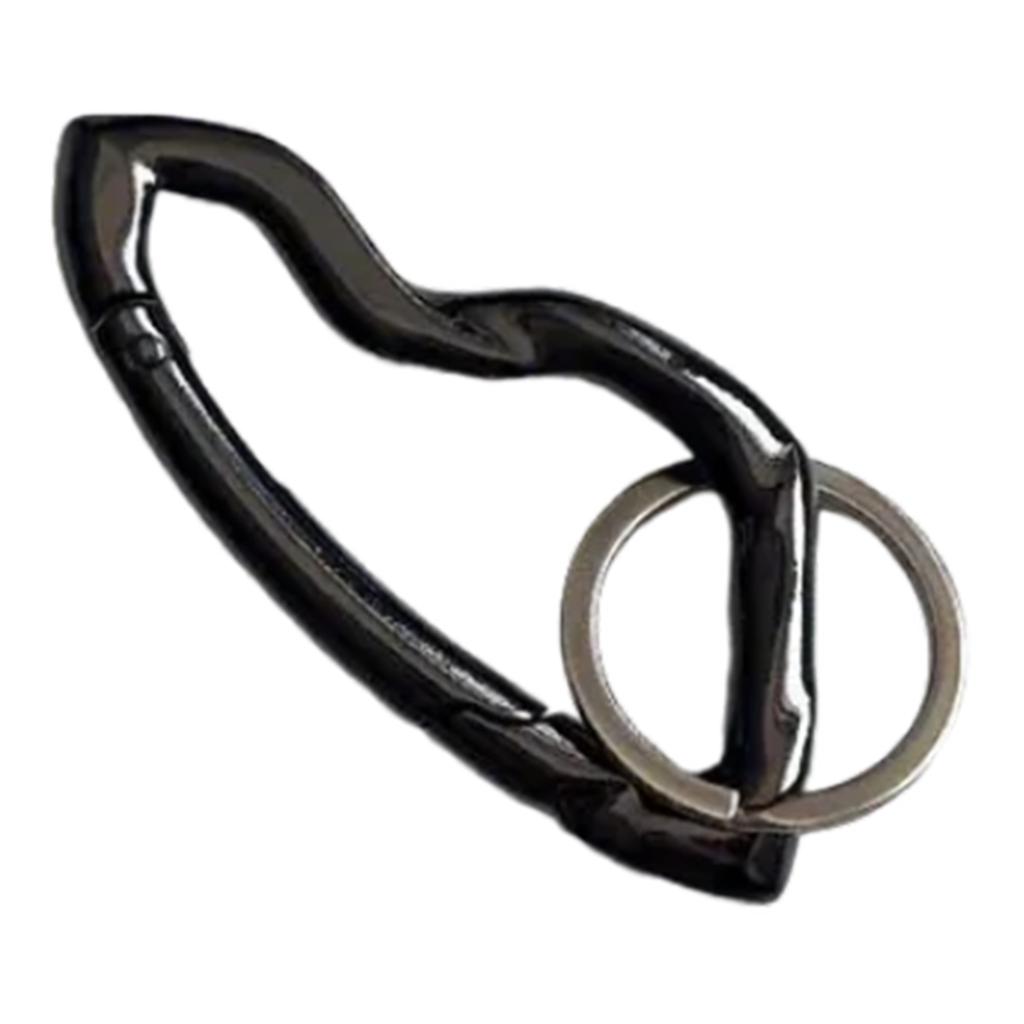 Stylish Y2K Star Carabiner Keychain Minimal Stainless Steel Star Carabiner Keychain Pendant for Bags and Backpacks
