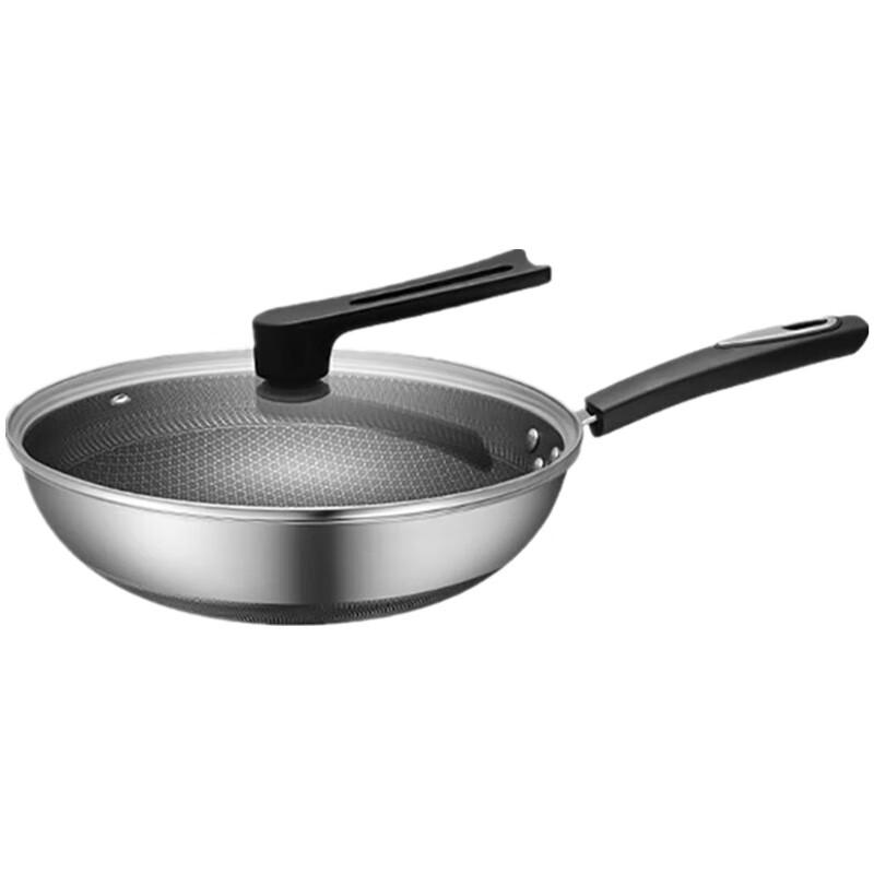 SUPOR 30cm 316L Stainless Steel Non-Stick Honeycomb Wok