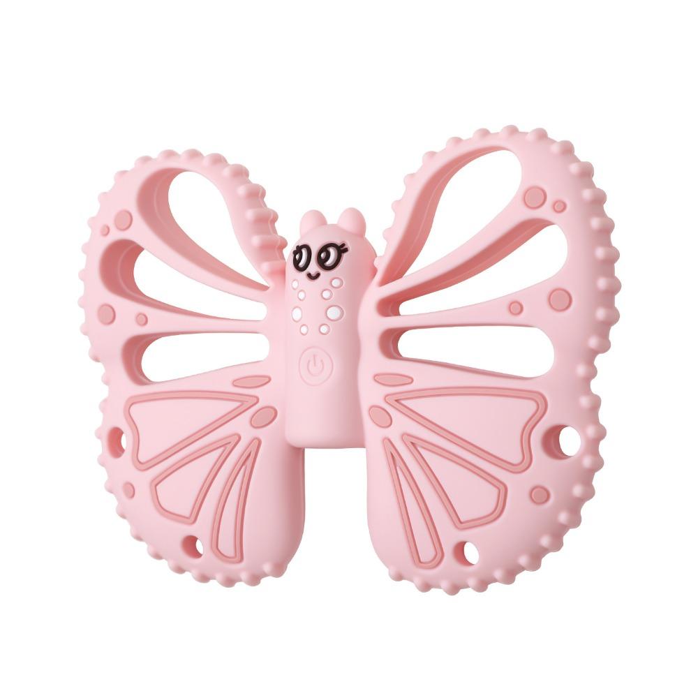 

with Remote Control Chewy Sensory Toy Food Grade Silicone Baby Teether Toy For 6-12 Months рожевий