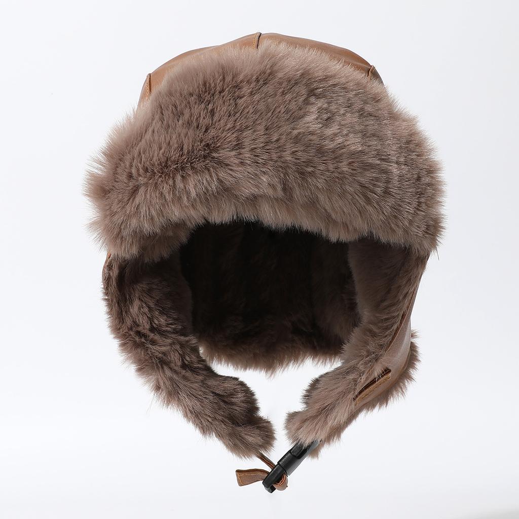 Winter Windproof Ear Protection Hat Cold Winter Thunder Hat Piled Thickened Warm Cotton Hat