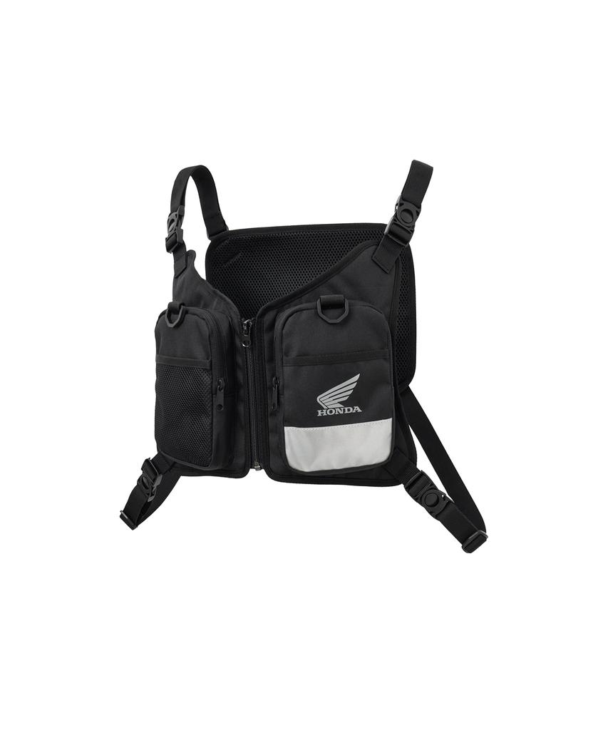 Phyps Motorcycle City Rider Tool Vest Black