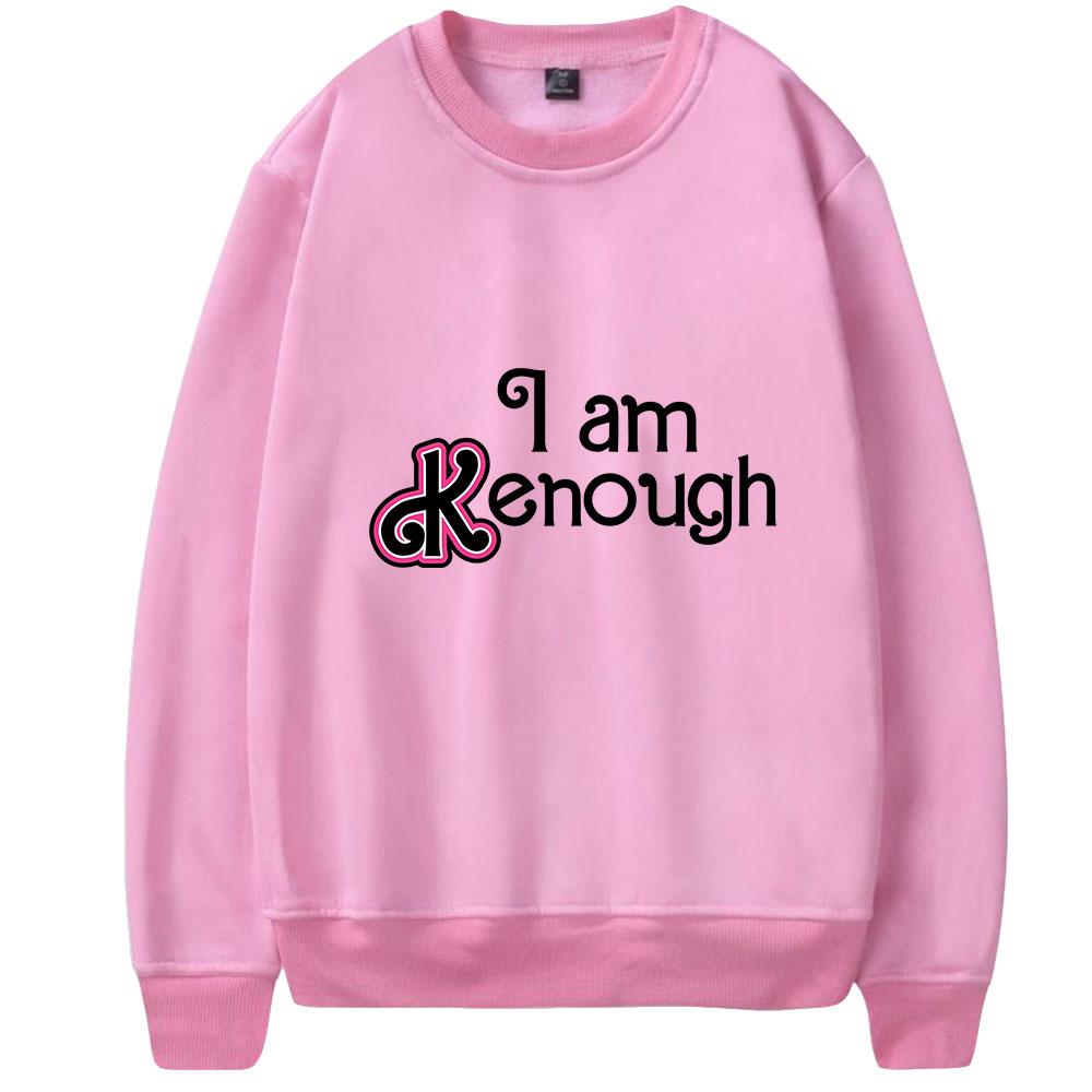 Mode Ich Bin Ken Genug Brief Aufdruck HOODIES Lässig Rundhals Sportbekleidung Herren Damen Pullover Sweatshirts