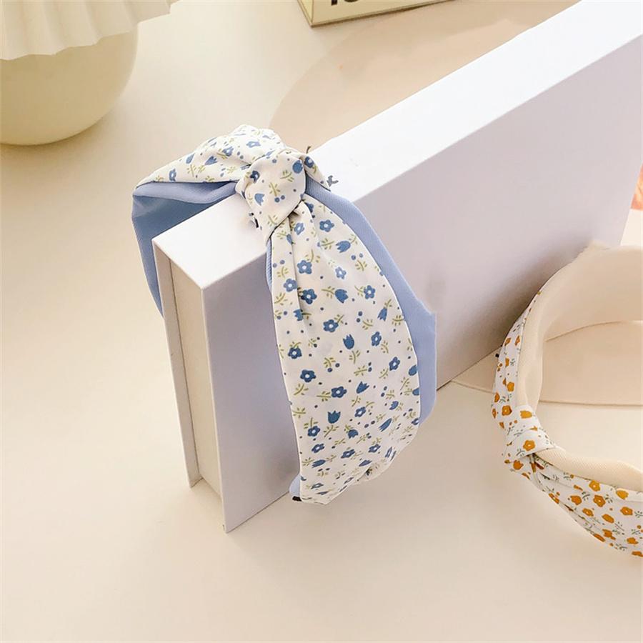 Fashionable and fresh patterned hairband for women, sweet floral bows, headband, children's dance versatile hair accessories