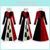 Alice In Wonderland The Red Queen Cosplay Dress With Vintage Style For Cosplay Events