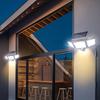 Solar Lights Outdoor Waterproof With Remote Motion Sensor 2500 LM Waterproof Lamp 3-Heads Outdoor Solar Yard Lights For Outside