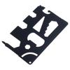15 in 1 Survival Combination Tool Card Stainless Steel Survival Pocket Tool