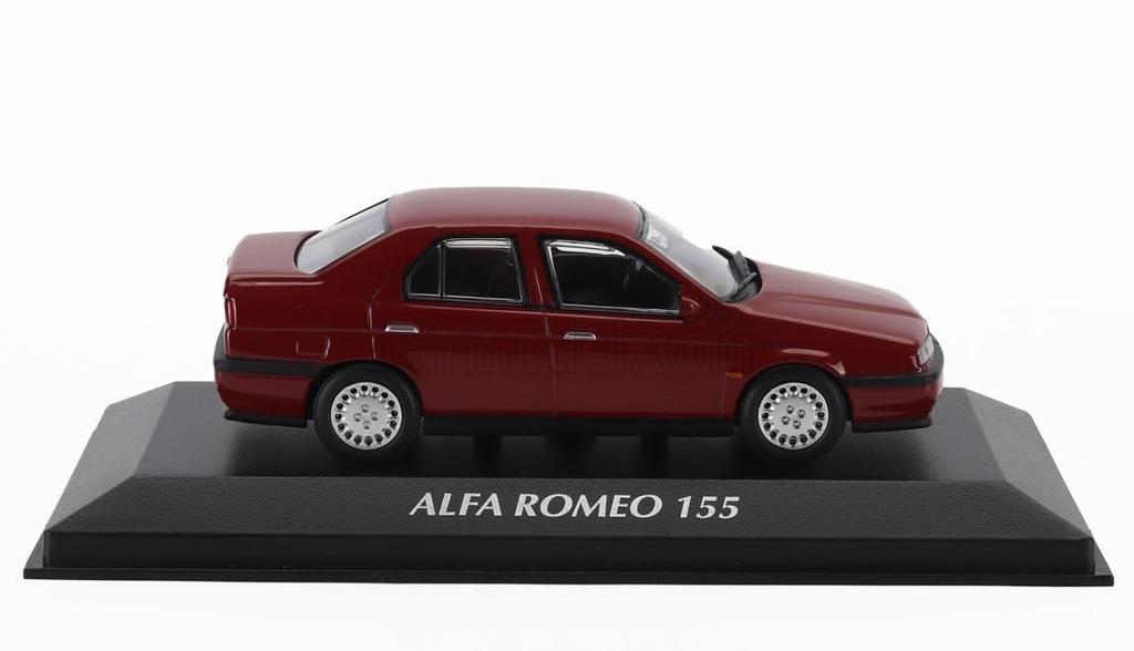 MINICHAMPS Alfa Romeo Diecast Car Scale ALFA ROMEO 155 1992 1/43 (Red)