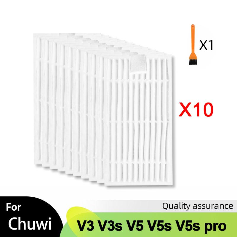 Für iLife Chuwi V3 V3s V5 V5s V5s pro V50 V55 x5 Roboter Staubsauger Teile Seitenbürste HEPA Filter Mopptuch Zubehör