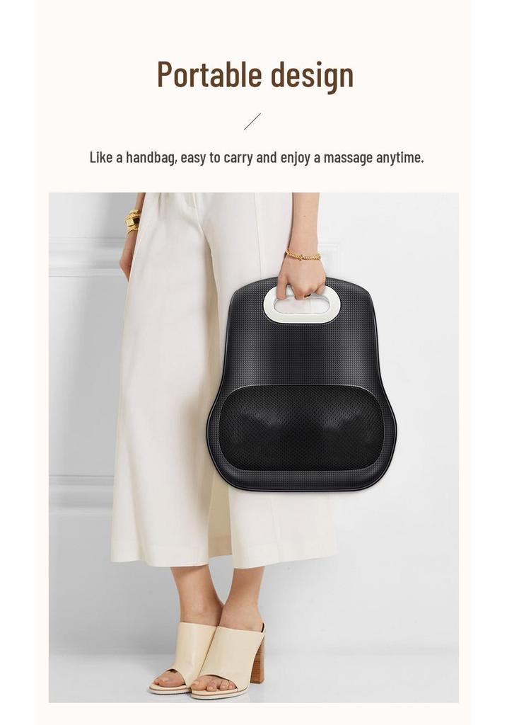 Multi-Functional Smart Cervical Spine Massager with Heating for Neck, Shoulder, Back, and Waist - Home Kneading Cushion