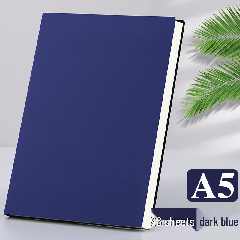 A5 Thickened Notebook - Simple, Retro Design for Students and Business Meetings