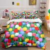 Campo de Tulipanes Colorido Estampado Suave Cómodo Funda Nórdica Juego de Cama Incluido 1*Funda Nórdica 2*Fundas de Almohada Regalos de Lujo