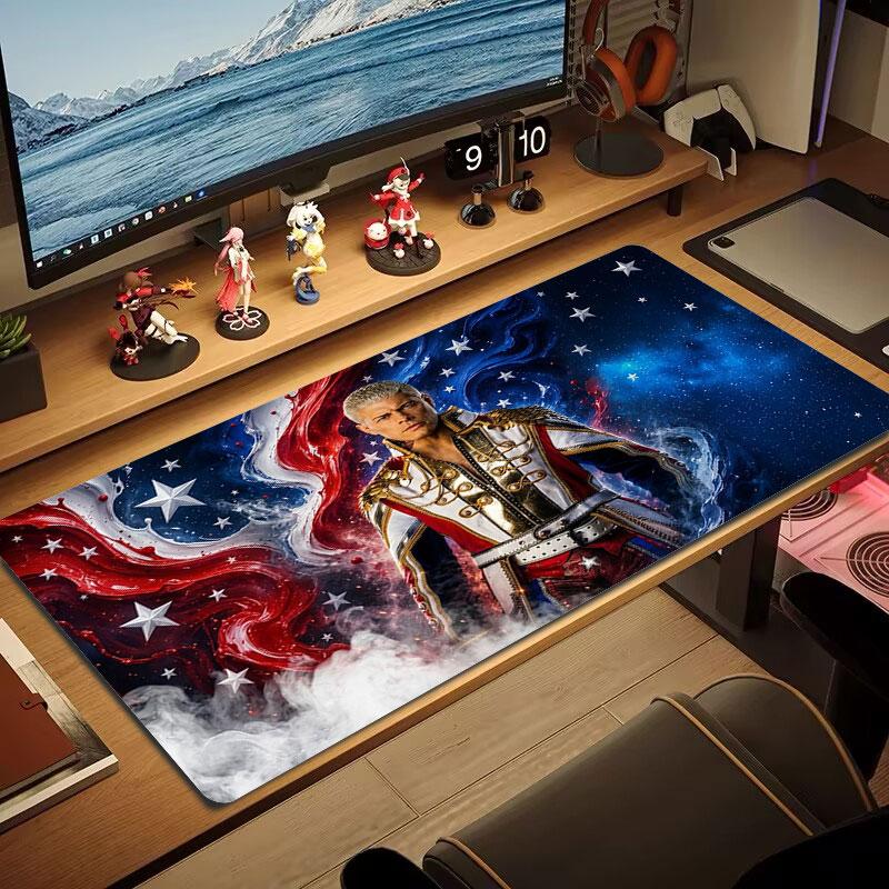 Cody Rhodes Large Size Mouse Pad Large Gaming Table Cushion Non-slip Laptop Tablet Big Mousepad XXL Mat Mini PC Playmat With Lock Edge