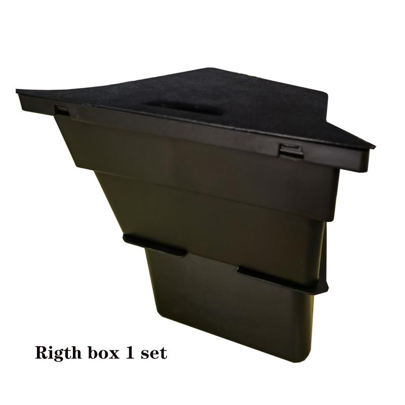 2024 New For Tesla Model Y Side Storage Box Of The Trunk Organize Pockets Gap Filler Car Interior Accessories