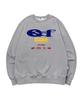 ESCAPEFROM Escf Logo Collage Print Sweatshirt Gray