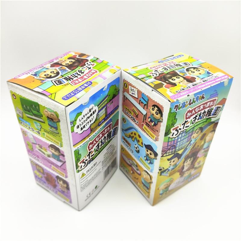 Niedliches Crayon Shin-chan Kindergarten Szene Sammelbares PVC Modell Figurenset