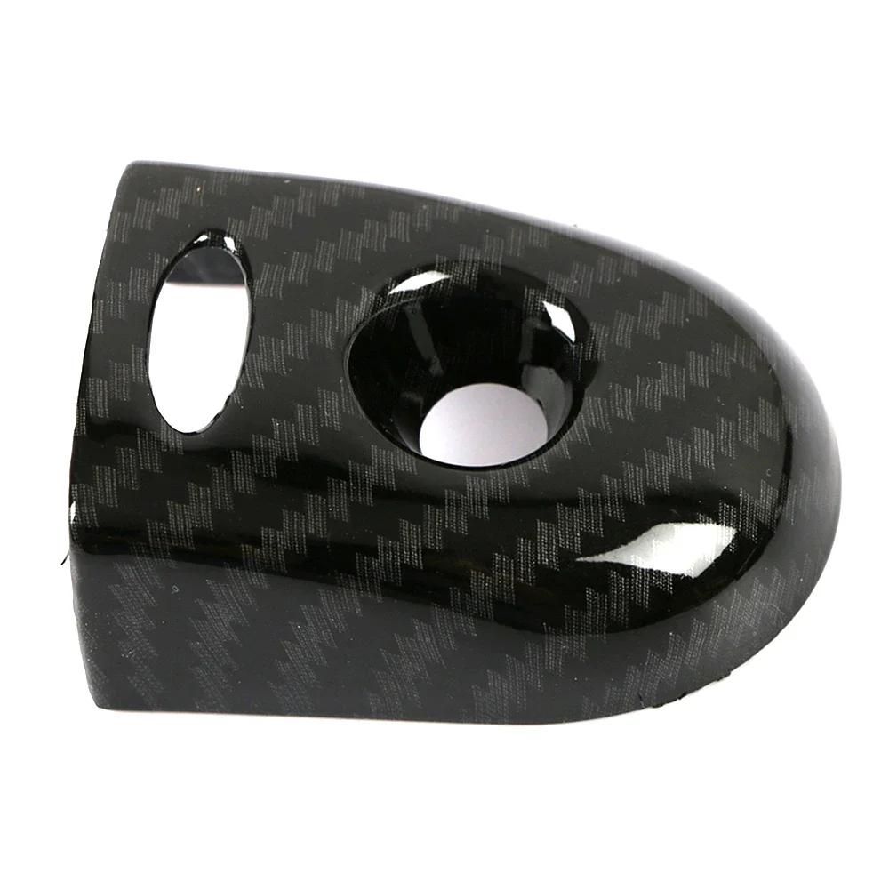 For Nissan March Micra K12 Grand Livina L10 Note Tiida C11 Latio Cube Carbon Fiber Printed Exterior Side Door Handle Cover Trim