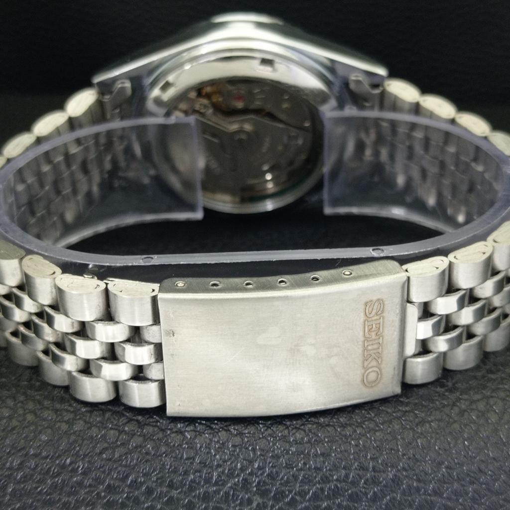 ЯПОНСЬКИЙ ВІНТАЖНИЙ ВІДНОВЛЕНИЙ ЧОЛОВІЧИЙ БІЛИЙ ГОДИННИК SEIKO 5 АВТОМАТИЧНИЙ 6309A a441645-1