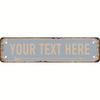Personalisierter Metallschild mit individuellem Namen 40x10cm Retro Straßenschild Heimwanddekoration Weihnachtsgeschenk